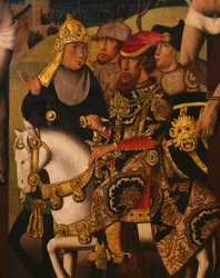 Passion Triptych, Crucifixion, central panel (detail)